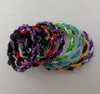 2022 Nouveaux accessoires de sport en titane mélangent les couleurs en stock bracelets de couture de baseball pour le sport twist bracelet à trois cordes bracelet tressé richeal8