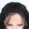 New Hand Brided Wigs para mulheres negras Peruca dianteira de renda sintética com cabelo bebê encaracolado ondulado para peruca de mulher cosplay wigs