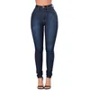 High cintura de algodão namorado Juniors Stretch skinny denim calças moda para mulheres jeans casual wear 210203