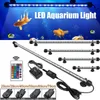 19-69cm Aquarium Light Fish Tank Submersible Light Lamp Étanche Underwater LED Lights Aquarium Lighting RGB US / AU / UK / EU Plug Y200922