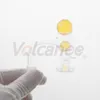 Volcanee F￤rgglada glasboll Kolhydrat Cap Bubble Caps f￶r vattenpipa kvartsbanger 10mm 14mm 18mm termiska nagelvattenr￶r oljeriggar
