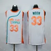 Homem filme Basquete Flint Tropics Jackie Moon Jersey 7 Café Preto 11 Ed Monix 69 Downtown Verde Branco Branco Bolso Bolso Tamanho S-XXL