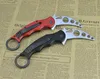 High Quality Practice claw knife 420C Satin Blade G10 Handle Karambit Outdoor EDC Tactical Knives With Retail Box