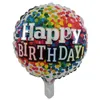 18 "Folie Ballons aufblasbare Happy Birthday Party Ballons Dekorationen Liefert Cartoon Helium Folie Ballon Kinder Geburtstag Ballons Spielzeug
