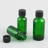 Пустые духи E Жидкие стеклянные бутылки Эфирное масло Parfum Travel Travel Используйте пополненный зеленый синий с черной крышкой 500 шт.