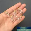 10 stks 20x24x6 mm kleine glazen flessen met kurken DIY mini ronde bal potten geschenken flesjes Mooie kleine hangers