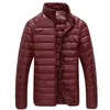 Men's Jackets Autumn Winter Jacket Men Ultralight Portable Parkas Coat Casual Warm Windproof Male Outwear 5XL 6XL