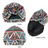 Etnisk tryckt stor blomma headscarf Bonnet Kvinnor Turban Hat Turbante Femme Musulman Indien Hat Islamic Head Wrap Turban Fashion