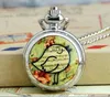 Student gift cute 29mm enamel picture series pocket watch necklace vintage accessories wholesale Korean version sweater chain fashion watch