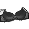 Lace Medium acolchoado sutiã lustroso com flexão de strass arco e calcinha conjunto Landderwear mulheres lingerie a b c copa y200708