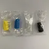 510 Silicone Rubber Disposable Drip Tips Mouthpiece Colorful Silicone testing caps Tester with individual package for kit