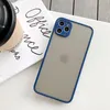 Przypiskarka ochrona aparatu Frosted Case Anti-pukanie TPU Ochronna wstrząsy Przypadki Osłona dla iPhone 12 11 Pro XS Max XR Samsung S20 S10 MQ100