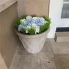 54 kronblad konstgjorda siden hortensia blommhuvuden för bröllop centerpieces blomma vägg baby shower hem dekor festlig dekoration jk2101xb