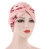 Foulard de turban musulman de coton 2020Print pour femmes islamique hijab hijab turban turban chapeau arabe tête arabe foulard accessoires cheveux