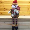 Christmas Dolls Xmas Tree Ornament Lovely Elk Santa Snowman Plush Toy Decoration Gift For Child WVT1064