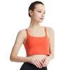 Thread Double-layer Yoga Tank Tops Sports Underwear Women's Cross Vest Running Shockproof Fitness Bra Gym Clothes Shirt