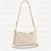 Creme Branco Mulheres Luxurys Designers Sacos Embossed Letter Flor Handbags Bolsas Bolsas de Ombro Clássico Bolsas Fácil Bolsas Easy na alça M81066 M80349