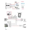 방수 NFC / EM 호환 근접 RFID ID 카드 EM 독자 액세스 제어 갠드 (26) 인터페이스 9-15V로