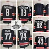 2023 Stadium Series 8 Alex Ovechkin Hockey Jerseys Zwart Reverse Retro 77 TJ Oshie 92 Evgeny Kuznetsov Nicklas Backstrom 43 Tom Wilson John Carlson Champions Jersey