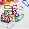 Outdoor Gadgets 5 Pcs Multicolor Alloy Carabiner Buckle Keychain Safety Equipment Camping Hiking Hook For Outdoor Sports High Quality