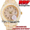 2022 RRF 126333 126233 Orologio da uomo meccanico automatico 42MM 116238 Quadrante arabo con diamanti Grande lunetta con diamanti Bracciale in oro con diamanti completamente ghiacciato Orologi per l'eternità