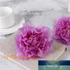 6st 13cm 7Color konstgjord silke dahlia peony blomma huvud DIY hår tillbehör strawhat tofflor blomma bröllop vägg dekoration