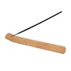 Nieuwste Natuurlijke Effen Hout Wierook Stick Ash Catcher Burner Houder Houten Wierook Sticks Houder Woondecoratie 9060