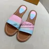 Fashion Designer Summer Slides for Tie Dye Sandals Slides with Box Designer039S Sandali pastello per 9859147