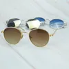 2020TRENDY GOLD SUNGLASSES MENS CARTER SUN GLASSES女性豪華な装飾炎の炎の炎の炎症