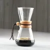 Nouveau 304 Filtres réutilisables en acier inoxydable Résistant à la chaleur Cafetière en verre 3cups 6cups Hot Dripper DIY Tea Maker Freeship 201029