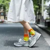 Men's Socks Daisy Tie-Dye Cotton Men's Fashion Casual Sports Hip-Hop Harajuku Street Clothing Comfortable Breathable Unisex35-431