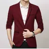 Men's Suits & Blazers Brand Mens Casual Autumn Spring Fashion Slim Suit Men Masculino Clothing Vetement Homme M~5XL