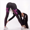 WholeWomen High Waist Sports Yoga Pant Gym Bow Digital Printed Leggings Hip Lifter Elastic Workout Athletic Leggings Tights P5179012