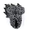 Fayuekey Spring Winter Home Warm Paw Paw Plush Leopard Women Slippers Thermal Soft Funny Animal Claw Slippersベッドルームフラットシューズ201026