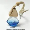 Diamond Car Perfume Bottle Bottle Botter Пустая бутылка Освежитель воздуха Парфюмерные Ароматизаторы Диффузор Пустая Бутылка Портативный Подвесной Орнамент FY3488 BDC13