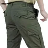 Exército dos homens militar leve tático multi bolso calças de carga ao ar livre respirável casual masculino impermeável calças secas rápidas 220108