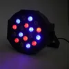 Sıcak 30 W 18-RGB LED Oto / Ses Kontrolü DMX512 Premium Malzeme Mini Sahne Lambası (AC 110-240 V) Siyah * 4 Düğün Parti Hareketli Baş Işıkları