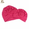 Nouveau bonnet turban maman et enfants avec grand nœud doux mignon noeud pépinière bonnet bandeau noué