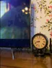 クリエイティブベッドサイドクロックアメリカンレトロな机の時計飾りリビングルームベッドルームヨーロッパサイレントデスク - 時計