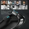 Portable and Useful Flyco FS377EU Electric Shaver Beard Trimmers with 3 Floating Heads for Men