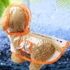 Dog Odzież Puppy Przezroczyste Rainwear Raincoat Pet Kapturem Wodoodporne Psy Kurtki Ubrania Poncho