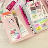 MyPretties Tatlı 6 Delik Binder Organizer A5 A6 Macaron Defter DIY Planlayıcı Gündemi Günlük Dergiler Ofis Kırtasiye 5256052