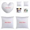 3 Sizes Sublimation Pillowcase Double-faced Heat Transfer Printing Pillow Covers Blank Pillow Cushion Without Insert Polyester Pillow Covers