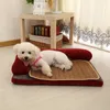 Letto grande Super Soft a forma di L Chaise Lounge Cuscino per divano Tappetino in pile Caldo letti per cani per cani di piccola taglia Canile per cuccioli 201223