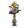 Hookahs Silicone Multicolor Mask Bong con acrílico Smoking Pipe Oil Rig Humo Accesorios de vidrio para venta al por menor al por mayor