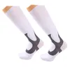 2 Pair Compression Sports Socks for Men Women Speed Up Recovery Graduated Athletic Fit for Travel Running Nurses Shin Splints 201112