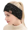 CC Hairband Colorful Knitted Crochet Twist Headband Winter Ear Warmer Elastic Hair Band Wide Hair Accessories 2020