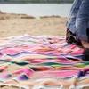 8 colors Ethnic Style Beach Blanket Home Tapestry camping Picnic Travel Plane Mat Cotton Mexican Indian Handmade Rainbow Blanket LJ201127