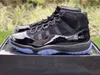 25th Anniversary 11 Zapatillas de baloncesto Concord Real Carbon Fiber Men Trainers Gym Red Midnight Navy Bred 45 Space Jam 72-10 Con CAJA US7 ~ 13