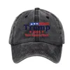 Trump 2024 Chapeaux de fête de baseball Trump Supporter Rally Parade Casquette en coton